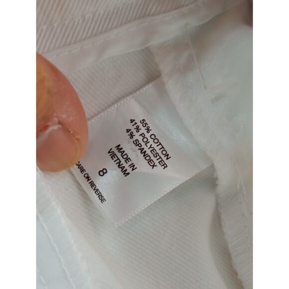 New York & Co Women's BERMUDA SHORT - SIGNATURE - WHITE - 7TH AVENUE Size 8 NEW - Picture 5 of 7